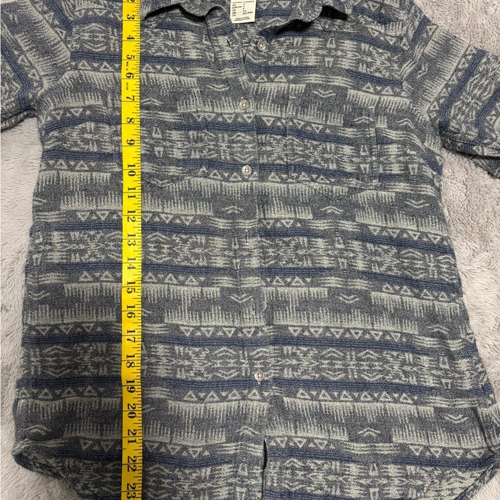 Ariat Women's Blue Geometric Button Down Western Shirt Size Small - Picture 4 of 5